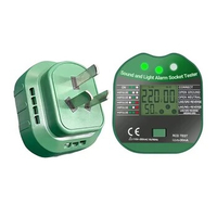 Upgraded Socket Tester Circuit Testers RcdPlug Tester Mains Outlet Tester with LCDDisplay Digital Electrical Voltages