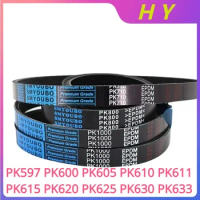 PK multi-groove belt belt 3/4/5/6/7/8/9/10/12Ribs PK597 PK600 PK605 PK610 PK611 PK615 PK620 PK625 PK630 PK633