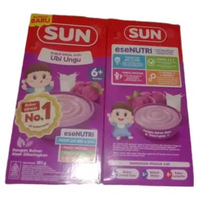 Sun Bubur Sereal Susu 120gr Sun Bubur Ubi Ungu 120gr (Ungu)