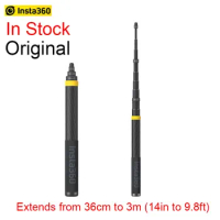 Insta360 New Version 3m Ultra-long Extended Edition Carbon Fiber Selfie Stick Accessories For Insta 360 ONE X2 /ONE R/ONE X