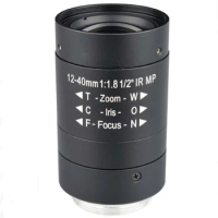 5MP CS Mount 12-40mm lens F2.2 1/1.8" Manual iris Version lens for Security Market IP CCTV camera