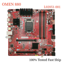 L02051-001 For HP OMEN 880-181cn Motherboard MS-7A61 L02051-601 Z370 LGA1151 DDR4 Mainboard 100% Tested Fast Ship