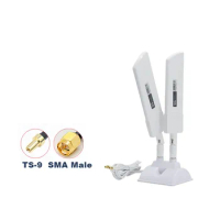 5G Router Antenna GSM GPRS 3G 4G CPE PRO Wireless Network Card External Extension Cable WIFI Enhanced High Gain TS9 SMA