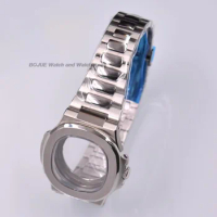 41mm NH35 Case Stainless Steel Band Bracelet Watch Parts for Nautilus Seiko MOD NH36 movement Accessories Repair Tools