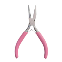 X37E Practical Looping Forming Plier Mini Carbon Steel 1 Set DIY Jewelry Tool 5 Inch Half Round Nose Pliers Concave Plier