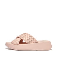 F Mode Woven-Leather Cross รองเท้าแตะแบบสวม ผู้หญิง รุ่น FW8-A41 สี Pink