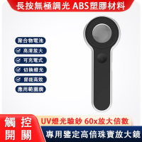 鑒寶師高倍珠寶放大鏡 鑒定專用60倍 奢侈品鉆石古玩銀元寶石紫砂壺專業鑒定放大鏡