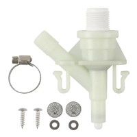 RV ชุดวาล์วมัน้สำหรับสุขภัณฑ์, 385311641, เหมาะสำหรับสุขภัณฑ์ Dometic RV, ใช้ได้กับ 300, 301, 310, 3