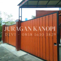Pagar rumah grc minimalis besi terpasang