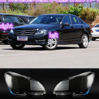 For Mercedes-Benz C-class W204 headlight cover 11-13 models W204 C180 C200 C260 headlight transparent lens plexiglass mask