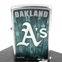 ZIPPO 美系~MLB美國職棒大聯盟-美聯-Oakland Athletics奧克蘭運動家隊