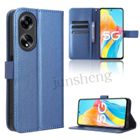 Bao Da Lật, Dành Cho OPPO A98 5G, Ốp Dạng Ví Nam Châm, Giá Chân Đế Điện Thoại Và Ốp Lưng, Tương Thíc