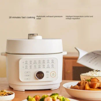 220V Electric Pressure Cooker Household 3L Food Cooking Machine Automatic Exhaust Electric High Voltage Rice Cooker Multi Cooker