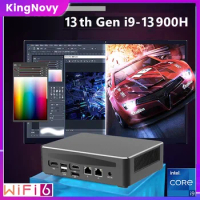 Topton V600 13th Gen Intel Mini PC i9 13900H i7 13700H 14 Core Windows 11 Desktop 2*DDR5 2*PCIE4.0 2*LAN gaming Computer WiFi6