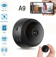 A9 Mini กล้อง Wifi 1080P HD IP กล้อง DVR Night Vision การตรวจสอบความปลอดภัยภายในบ้าน I Night แม่เหล็