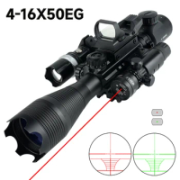 Outdoors Hunting Scope Tactical Adjustable Telescope Optical Reflex Riflescope Combo Focus Sporting Aim Sniper Airsoft Air Gun