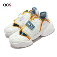 Nike 休閒鞋 Wmns Aqua Rift 女鞋 白 橘 黃 忍者鞋 魔鬼氈 分趾鞋 DJ4669-100
