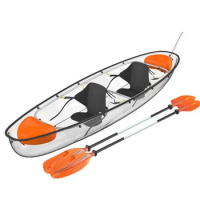 Hot sale transparent canoe kayak clear Boat 2 person