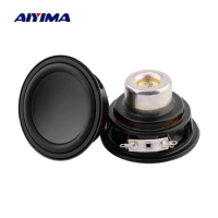 AIYIMA 2Pcs 2.5 Inch Midrange Bass Speaker 6 Ohm 20W Woofer Loudspeaker Neodymium Magnetic Audio Sound Music Speaker