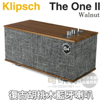 美國 Klipsch ( The One II／Walnut ) 復古經典無線藍牙喇叭-胡桃木色 -原廠公司貨 [可以買]【APP下單9%回饋】