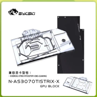 Bykski Water Block for ASUS GeForce ROG STRIX RTX 3070Ti O8G GAMING GPU Card/Copper Cooling Radiator RGB SYNC /N-AS3070TISTRIX-X