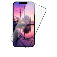 IPhone13PRO 13 全滿版覆蓋鋼化膜9H黑邊透明玻璃保護貼玻璃貼(IPHONE13PRO保護貼 鋼化膜)