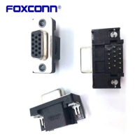 Foxconn DV11201-H4R6-4F VGA Black Matrixes Screw-less 15PIN Connector