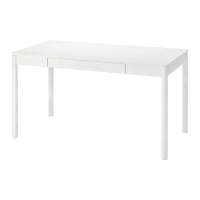TONSTAD 書桌/工作桌, 淺乳白色, 140x75 公分