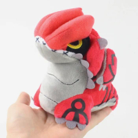 15cm Cartoon Anime Pokemon Q Version God Beast Groudon Kawaii Dinosaur Dolls Toys Decoration Children's Birthday Christmas Gifts