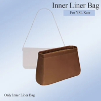 Nylon Purse Organizer Insert for YSL Kate Bag Handmade Inner Liner Bag Organizer Durable Cosmetics Storage Open Bag Organizer