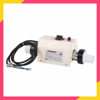 220V 3KW Electric Water Heater Thermostat for Swimming Pool Bathtub SPA Bath For Massage Hot Tub and Jacuzzi