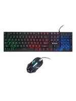 Savitar คีย์บอร์ดเกมมิ่ง + เมาส์ (สีดำ) รุ่น NKM-623