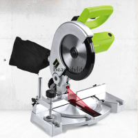 Mitre Saw Portable Small Aluminum Wood Cutting Machine with Laser 45 Degree Angle High Precision Mitre Saw