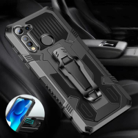 Shockproof Armor Case For Motorola Moto G6 G8 G9 Play Belt Clip Car Magnetic Stand Phone Cover For Moto G6 G8 G9 Plus Powar Case