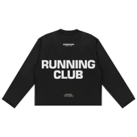 Domination Labs Longsleeve Boxy   Long Sleeve Runclub Black