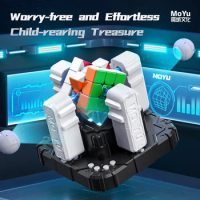 2023 MOYU Smart Magic Cube Restoration Robot Intelligent Vision Recognition One Button Scramble Speed Puzzle Solve Looping Cubo