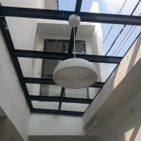 kanopi kaca/sollarflat minimalis