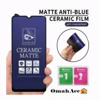 TEMPERED GLASS CERAMIC BLUE ANTI PECAH INFINIK SMART 4, SMART 5, SMART 6, HOT 9, HOT 9 PLAY, HOT 10S