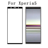 3D High aluminum Tempered Glass For Sony Xperia 5 Full Cover 9H Protective film Screen Protector For Sony Xperia5