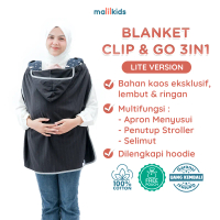 Malilkids Jaket Selimut Multifungsi Ibu dan Bayi Jacket Hoodie Hug and Go 3in1 Fleece