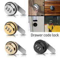 3 Digit Combination Password Box Lock 20mm Smart Cam Code Lock Zinc Alloy for Mailbox Cabinet Door Security Hardware