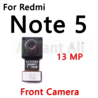 AiinAnt Small Front Camera For Xiaomi Redmi Note 5 5A Pro Plus Main Big Rear Back Camera Module Ribbon Flex Cable