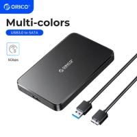 ORICO ABS HDD Case 2.5 Inch SATA to USB3.0 5Gbps / USB-C 6Gbps External HDD Enclosure for SSD Disk HDD with 50 Cm USB Cable
