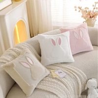 Easter Pillowcase Cute Positioning Bunny Bedside Cushion Holiday Decoration Hot Sale Pillowcase