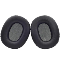 1Pair Soft Leather Earpads Replacement Ear Pads Cushion Cover for Monitor Over-Ear Stereo Headphones