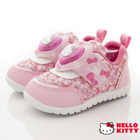卡通-Hello Kitty電燈休閒鞋-721038粉(寶寶段)
