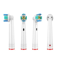 4 Pcs replacement brush heads for Oral B electric toothbrush before power/Pro health/Triumph/3D Excel/Clean precision vitality