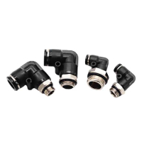 PL Pneumatic Quick Connector G Thread 1/4 "1/8" 3/8 "1/2" PL12-02 Pneumatic Pipe Fitting Push-In PU Air Pipe Connector4/6/8/10MM