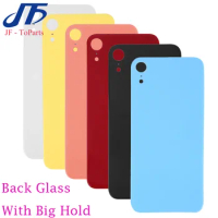 10Pcs Replacement For iPhone XR XS Max X Back Battery Cover Rear Door Chassis Frame Housing Glass With Big Camera Hole