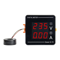 Máy Dò Ampe Kế Volt, AC50-500V AC1-120A, Máy Kiểm Tra Đồng Hồ Đo Dòng Điện Và Điện Áp Kỹ Thuật Số